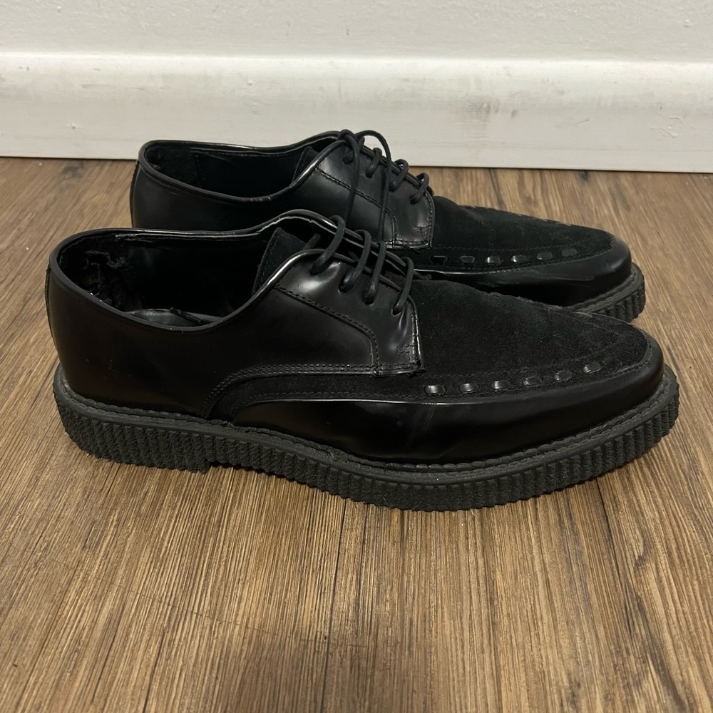 ASOS Lace Up Dress Shoe Brogue Creeper Sole sz 10